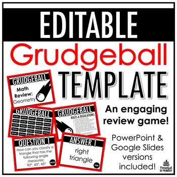 Preview of Grudgeball Template | EDITABLE