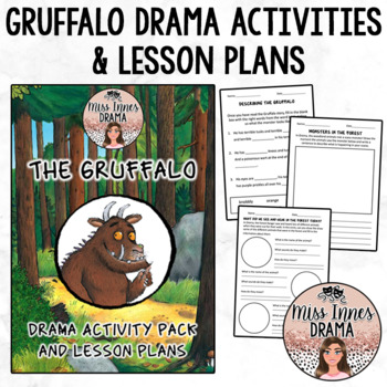 Preview of Gruffalo - Drama Lesson Plans and Activities