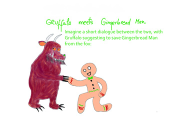 Preview of Gruffalo meets Gingerbread Man