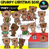 Grumpy Christmas Bear - Short Story Clip Art Set {Educlips