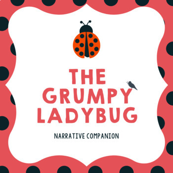 Preview of Grumpy Ladybug Activities Book Companion Speech Therapy for Preschool and Up