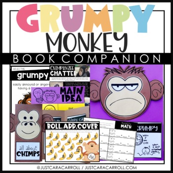 Preview of Grumpy Monkey Book Companion | Distance Learning