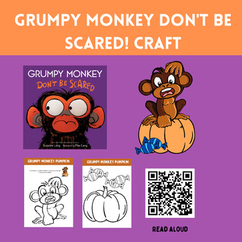 Preview of Grumpy Monkey Don't be Scared Craft