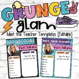 Grunge Glam Classroom Decor | Meet The Teacher Template - 