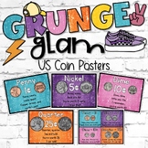 Grunge Glam Classroom Decor | US Coin Posters