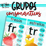 Grupos consonánticos afiches decorativos | Colección Regre