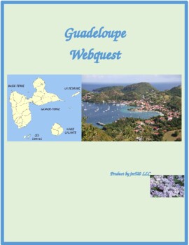 Preview of Guadeloupe Webquest