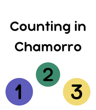Preview of Guam Chamorro Number Learning Packet- Bilingual Educational Worksheets