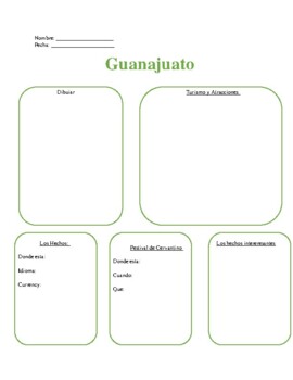 Preview of Guanajuato Assignment (infographic)
