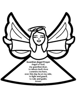 Guardian Angel Prayer Craft by Madison Torrent | TpT