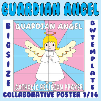 Guardian Angel Prayer – Printable A4 Display Poster