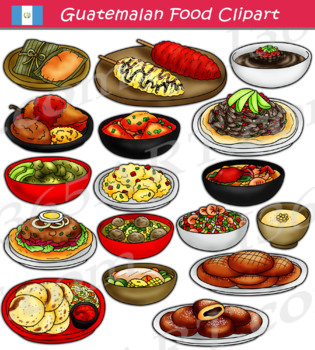 Preview of Guatemalan Food Clipart