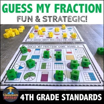 Preview of Guess My Fraction! A Strategic Game to Help Students Learn their Fractions