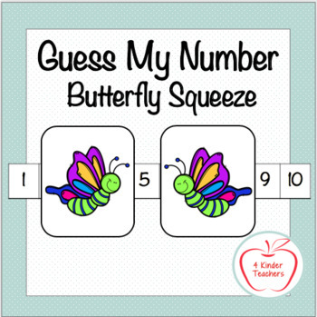 beginnen Mening wenkbrauw Guess My Number Butterfly Squeeze by 4 Kinder Teachers | TpT