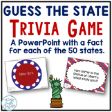 US State Trivia Game - PowerPoint with Facts about the 50 States