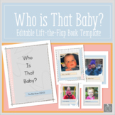 Guess That Baby Lift the Flap Book Editable Template