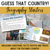 Guess That Country! Geography Starters