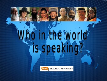 Preview of Guess The Accent - Who is speaking? ESL. EFL. Culture. Quiz. Language. ELA.