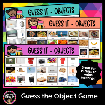 Preview of Guess The Object - Distance Learning