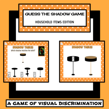 Preview of Guess The Shadow Game Household Items Edition