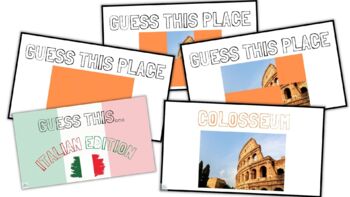 Preview of Guess This Presentation- Italian Edition