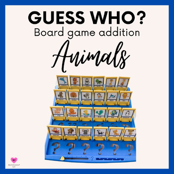 Preview of Guess WHO Animal answering YES/NO questions board game addition