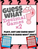 Guess What? Decimals: Plays Just Like Guess Who (Even Fits