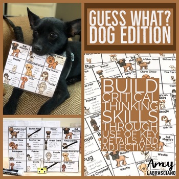 Preview of Guess What Dog - Build Critical Thinking Skills, Key Details and Adjectives