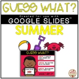 Guess What? Riddles (SUMMER) - DIGITAL {Google Slides™/Cla