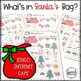 Guess What’s in Santa’s Bag?  BINGO Inference Activity
