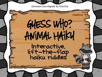 Preview of Guess Who? Animal Haiku: Interactive, Lift-the-flap Haiku Riddles