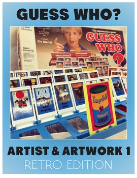 Preview of Art Guess Who Retro: Artist & Artwork 1st Edition, Art Game