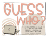 Guess Who Game - Classroom Community