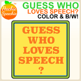 Guess Who Loves Speech? Mini Articulation Card Decks and Clues!