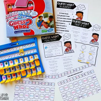 Guess Who Math Games Growing Bundle - Life Between Summers