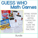 Guess Who Math Games Growing Bundle