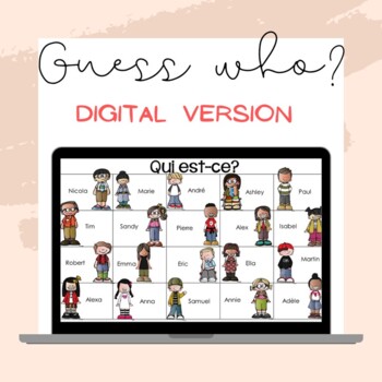 Use of digital 'Guess Who Board Game' in teaching English