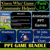 Guess Who PPT Games BUNDLE - Occupations/Jobs/Community He