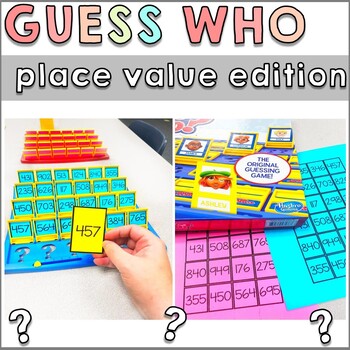 Preview of Math Guess Who Game Companion: Place Value Edition