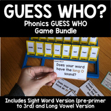 Guess Who Reading Phonics and Sight Words Game