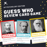 Guess Who Review Card Game (AP Psychology Edition)