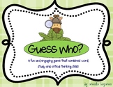 Guess Who? Spelling and Phonics Game (Advanced Vowels)