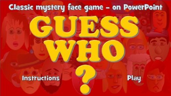 Preview of Guess Who game Digital Ice Breaker