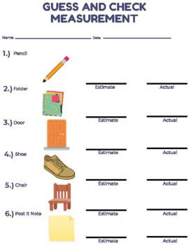 Preview of Guess and Check Measurement