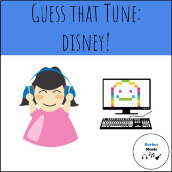 Preview of Guess that Tune- Disney: Distance/Virtual Learning Approved