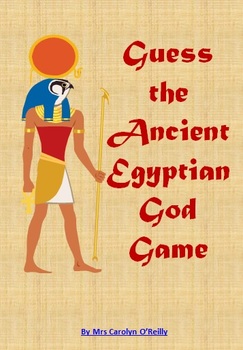 Preview of Guess the Ancient Egyptian God Game - 'Guess Who' style revision game