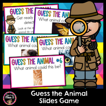 Preview of Guess the Animal - Distance Learning