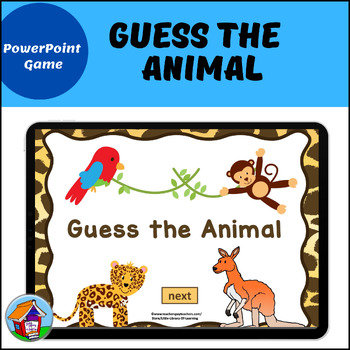 Preview of Guess the Animal PowerPoint™ Game