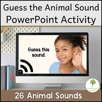 Preview of Guess the Animal Sound Listening Activity - Auditory Discrimination PowerPoint