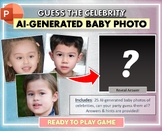 Guess the Celebrity AI-Generated Baby Photo - Party Game D